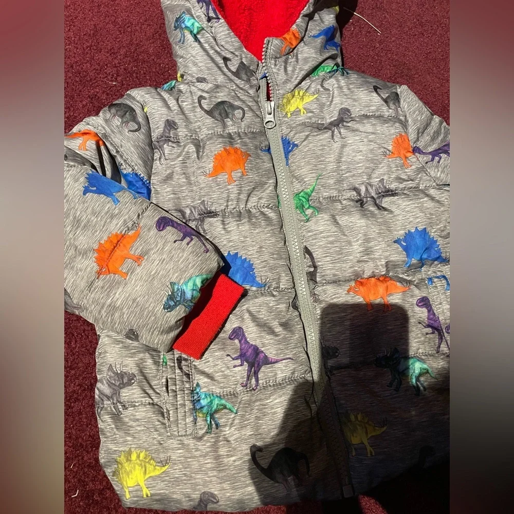 Swiss Tech Toddler Boys Dinosaur Winter Snow Coat